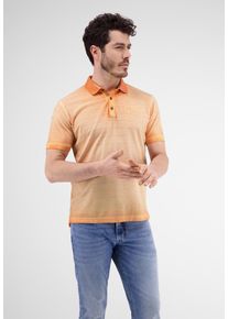 Lerros Herren Poloshirt "Lerros Poloshirt, gestreift in Strukturqualität", rosa, Gr. L, 100% Baumwolle, Shirts