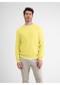 Lerros Herren Strickpullover "Lerros Crewneck Strickpullover", gelb, Gr. XXL, 100% Baumwolle, Pullover