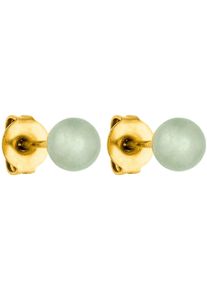 PURELEI Damen Paar Ohrstecker "Schmuck Geschenk Aventurin Ohrringe, 23381", Edelstahl, gold, Edelstahl, Ohrringe, mit Aventurin