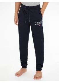 Herren Jogginghose "TRACK PANT HWK", Tommy Hilfiger Underwear, Gr. M, blau, Sweatware, Obermaterial: 50% Baumwolle, 50% Polyester, meliert, casual,