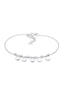 Elli Damen Armband "Geo Kugeln Plättchen Trend Cool Modern 925 Silber", 16cm, ohne Stein, Silber 925 (Sterlingsilber), silber, Silber 925