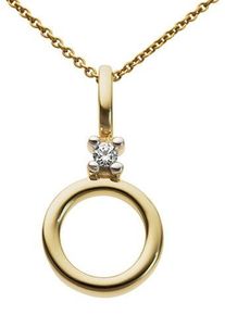 Firetti Damen Ketten-Anhänger "Schmuck Geschenk Gold 333 Halsschmuck Anhänger für Halskette", 0,020 ct P2 = erkennbare Einschlüsse, Gelbgold