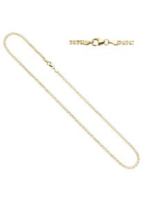 Jobo Damen Goldkette, Gelbgold 333, L: 45cm, gold, Gelbgold 333, Halsketten, Zwillings-Panzerkette 333 Gold 45 cm 2,7 mm