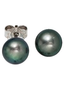 Jobo Damen Perlenohrringe "Ohrstecker mit Perlen 7 mm", Silber 925 (Sterlingsilber)-Perlen, silber, Silber 925 (Sterlingsilber), Perlen, Ohrringe,