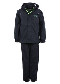 ZIGZAG Kinder Regenanzug "Ophir W", schwarz, casual, Gr. 98, unifarben, 100% Polyester, Sportanzüge, mit einer 10.000 mm Wassersäule
