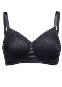 wäschepur WÄSCHEPUR Damen Bügelloser BH, Gr. 80, schwarz, 91% Polyamid, 9% Elasthan, BHs