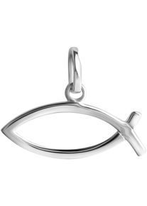 Firetti Damen Ketten-Anhänger "Schmuck Geschenk Silber 925 Halsschmuck Anhänger Fisch", Silber 925 (Sterlingsilber), 0,56 g, silber, Silber 925