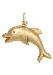 Jobo Damen Ketten-Anhänger "Anhänger Delfin", Gelbgold 333, gold, Gelbgold 333, Schmuckanhänger, 333 Gold