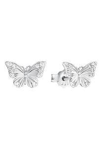 Amor Damen Paar Ohrstecker "Schmetterling, 2031780", Silber 925 (Sterlingsilber), bunt, Silber 925 (Sterlingsilber), Ohrringe, mit Zirkonia (synth.)