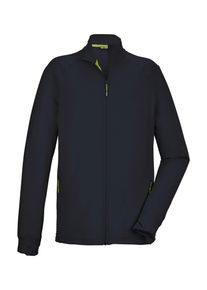 Killtec Herren Strickjacke "KOS 69 MN FLX JCKT", blau, sportlich, Gr. S, 88% Polyester 12% Elasthan, Strickjacken