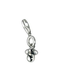 Damen Charm-Einhänger "Schnuller, Silber 925", silber, Giorgio Martello MILANO, Silber 925 (Sterlingsilber), Charms