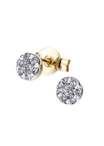 Goldmaid Damen Paar Ohrstecker "585 Gelbgold Glänzend 14 Brillanten weiß", ONE-SIZE, 0,26 ct P1 = bei 10-facher Vergrößerung erkennbare Einschlüsse,