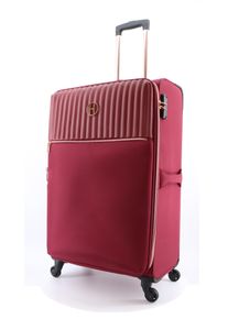 ELLE Koffer "Giant", rot, Nylon, Koffer, in modernem Design