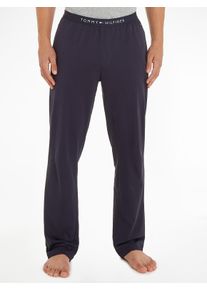 Herren Sweathose "JERSEY PANT", Tommy Hilfiger Underwear, Gr. XXL, blau, Jersey, Obermaterial: 100% Baumwolle, meliert, casual, Hosen, mit Tommy
