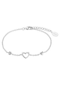 s.Oliver JUNIOR Mädchen Armband "Herz, 2034164", Silber 925 (Sterlingsilber), bunt, Silber 925 (Sterlingsilber), Armbänder, mit Zirkonia (synth.)