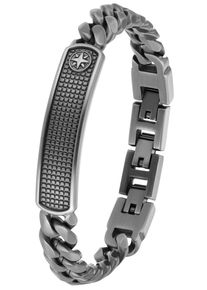 s.Oliver Herren Armband "Polarstern, 2036847", Edelstahl, grau, Edelstahl, Armbänder