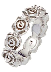 Jobo Damen Silberring "Rosen", 58, Silber 925 (Sterlingsilber), silber, Silber 925 (Sterlingsilber), Fingerringe, 925 Silber