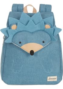 Kinder Kinderrucksack "Happy Sammies, Hedgehog Harris, S+", Sammies By Samsonite, blau, Polyester, Rucksäcke, Kindergartenrucksack