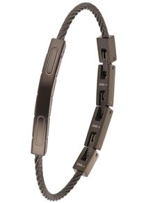 s.Oliver Herren Armband "2036848, 2036850", Edelstahl, braun, Edelstahl, Armbänder