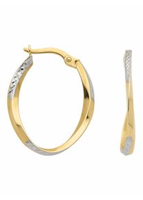 Adelia´s ADELIA ́S Damen Paar Ohrhänger "1 Paar 333 Gold Ohrringe / Creolen", Damen, Gelbgold 333, gold, Gelbgold 333, Ohrringe, 333 Gold Goldschmuck für Damen