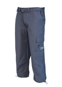 DEPROC Active Herren 3/4-Hose "KENTVILLE FULLSTRETCH Piratenhose MEN", grau, Gr. 48, 95% Nylon; 5% Elastan mit Membrane, Hosen, auch in Großen Größen