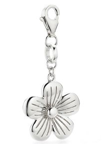 Kangaroos Damen Charm-Einhänger "Schmuck Geschenk Silber 925 Anhänger Charms Blume", silber, Silber 925 (Sterlingsilber), Charms