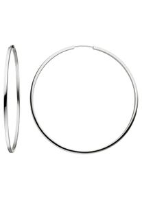 Jobo Damen Paar Creolen, Silber 925 (Sterlingsilber), silber, Silber 925 (Sterlingsilber), Ohrringe, 925 Silber