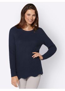 Ambria Damen Strickpullover "Pullover", blau, Gr. 36, unifarben, 100% Polyacryl, Pullover