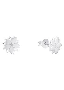 s.Oliver Damen Paar Ohrstecker "Lotusblüte, 2034188, 2034191", Silber 925 (Sterlingsilber), silber, Silber 925 (Sterlingsilber), Ohrringe