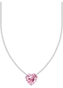 Thomas Sabo Damen Kette mit Anhänger "großer Herz-Anhänger, KE2211-051-14-L45V, KE2211-051-9-L45V", 45, Silber 925 (Sterlingsilber), bunt, Silber 925