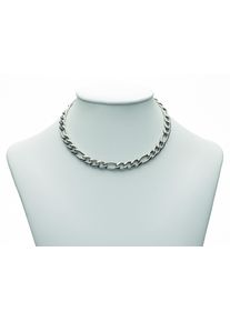 Adelia´s ADELIA ́S Damen Edelstahlkette "Edelstahl Figaro Halskette 50 cm Ø 7,3 mm", 50, Edelstahl, silber, Edelstahl, Halsketten, Edelstahlschmuck für Damen