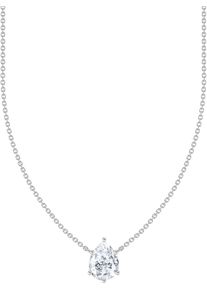 Thomas Sabo Damen Kette mit Anhänger "großer Zirkoniatropfen, KE2213-051-14-L45V, KE2213-051-9-L45V", 45, Silber 925 (Sterlingsilber), bunt, Silber