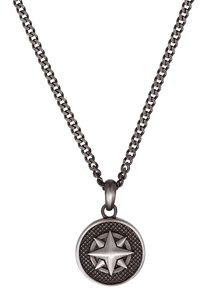 s.Oliver Herren Kette mit Anhänger "2034929", Edelstahl, L: 55cm, silber, Edelstahl, Halsketten