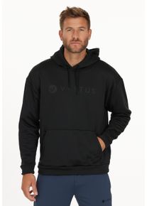 Virtus Herren Sweatshirt "Duvallon", schwarz, casual, Gr. XL, unifarben, 94% Polyester, 6% Elasthan, Sweatshirts, mit kuscheliger Kapuze mit Kordelzug
