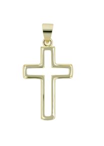 Adelia´s ADELIA ́S Damen Ketten-Anhänger "Damen Anhänger Kreuz aus 925 Silber", Silber 925 (Sterlingsilber), gold, Silber 925 (Sterlingsilber), Schmuckanhänger