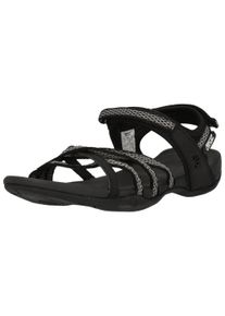 CRUZ Damen Sandale "Aarhus", Gr. 40, schwarz, Polyurethane, casual, Schuhe, mit praktischem Klettverschluss