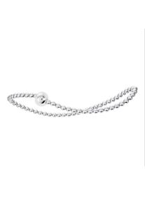 ONE ELEMENT Damen Silberarmband "Armband aus 925 Silber Ø 54,0 mm mit Gummiband", silber, Armbänder, Damen Silber Schmuck Kugelkette