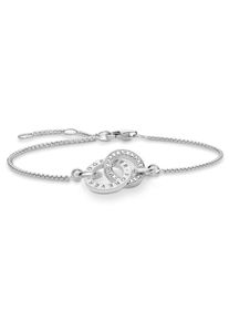 Thomas Sabo Damen Armband "A1551-051-14-L19,5V", 19,5, Silber 925 (Sterlingsilber), bunt, Silber 925 (Sterlingsilber), Armbänder, mit Zirkonia