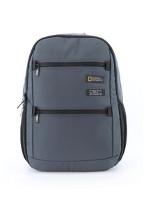 Cityrucksack "Mutation", National Geographic, grau, Kunstfaser, Rucksäcke, aus recyceltem Polyester