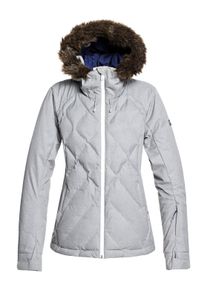 Roxy Damen Snowboardjacke "Breeze", grau, Gr. XL, 100% Recyceltes Polyester, Jacken