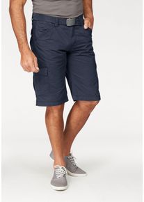 MAN'S WORLD MAN'S WORLD Herren Cargobermudas, blau, casual, Gr. 64, unifarben, Obermaterial: 100% Baumwolle, Hosen, auch in Großen Größen