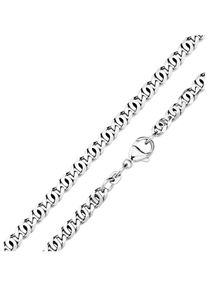 Amor Herren Silberkette "2017897", Silber 925 (Sterlingsilber), L: 50cm B: 5mm, silber, Silber 925 (Sterlingsilber), B:5mm, Halsketten, Made in