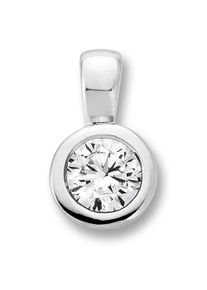 ONE ELEMENT Damen Ketten-Anhänger "Zirkonia Anhänger aus 925 Silber", mit Zirkonia, Silber 925 (Sterlingsilber), silber, Silber 925 (Sterlingsilber),
