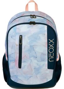 neoxx Kinder Schulrucksack "Flow, Dreaming of Pastel", blau, Polyester, Rucksäcke, teilweise aus recyceltem Material