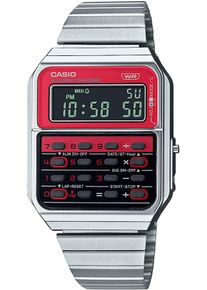 CASIO VINTAGE Damen Chronograph, silber, Armbanduhren, Quarzuhr, Armbanduhr, Damen, Herren, retro, Taschenrechner, digital