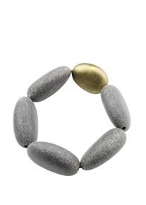 Damen Armband "Cassiopeia", braun, Collezione Alessandro, Polyester, Armbänder