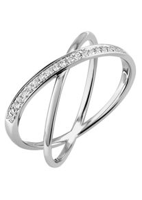 Firetti Damen Fingerring "Schmuck Geschenk Silber 925 Silberring Kreuz", 56, Silber 925 (Sterlingsilber), 2,4mm, silber, Silber 925 (Sterlingsilber),