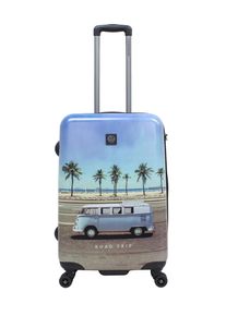 Volkswagen Koffer "Roadtrip", blau, Koffer, mit stylischem VW-Bus T1-Print