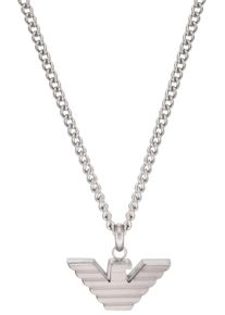 Emporio Armani Damen Kette mit Anhänger "ESSENTIAL, EGS2916040", Edelstahl, L: 52,5cm, silber, Edelstahl, Halsketten