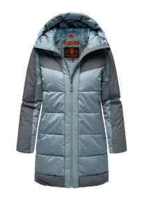 Navahoo Damen Steppjacke "Samtkätzchen", blau, modisch, Gr. S, Obermaterial 1: 100% Polyester; Obermaterial 2: 95% Polyester, 5% Elasthan; Futter: